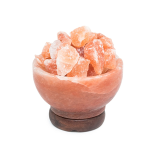 Fire Bowl Himalayan Salt <b>Lamp</b> Handmade Natural Salt Crystal Light Decorative Table <b>Lamp</b> Warm Glow Home Bedroom Living Space - Product Image 5
