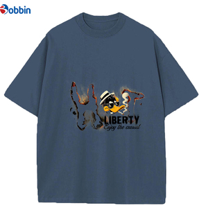 Camiseta Personalizada con Logotipo para Hombre, Talla Grande, Cuello Redondo, Manga Corta, Estampado de Dibujos Animados, Camiseta Lisa Extra Grande Unisex para Hombre - Product Image 5