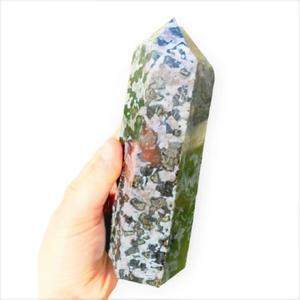 Puntas de Obelisco de Larvikita Natural de Primera Calidad, Cristales Curativos, Puntas de Cristal de Larvikita - Product Image 4