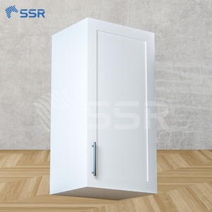 Panel de Pared en Forma de L de Madera Maciza Modular, Listo para Armar, Color Blanco, para Uso en Cocina, Fabricado en Vietnam - Product Image 1