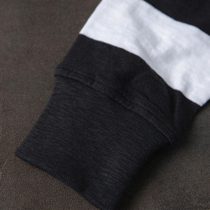 100% cotton pique polo Black <b>long</b> <b>sleeve</b> polo <b>shirt</b> Button down collar casual Autumn <b>men's</b> casual wear - Product Image 4
