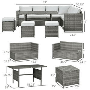 ชุดสวนชิ้นชุดลานเฟอร์นิเจอร์คอลเลกชัน - Product Image 3