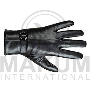 Guantes de Vestir de Cuero Completos, Impermeables, Compatibles con Pantalla Táctil, Resistentes al Viento, Color Marrón y Negro, de Lujo, para Invierno, Unisex, para Clima Frío - Product Image 5