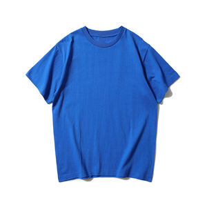 T-shirt en coton uni pour homme, léger, respirant, à manches courtes, col rond, décontracté, idéal pour la personnalisation - Product Image 4