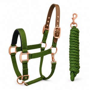 Adjustable And Comfortable Design Everyday Stable Use Horse <b>Halter</b> Durable And Strong Style Made Training Riding Horse <b>Halter</b> - Product Image 1