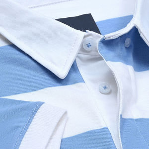 Polo décontracté pour homme en gros, manches courtes, respirant, 100 % polyester et coton de haute qualité, service OEM pour hommes - Product Image 5
