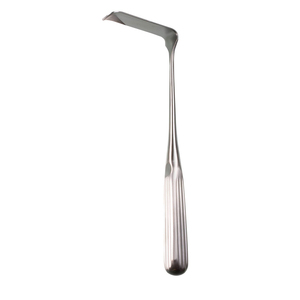 Retractor Sauerbruch de Hoja Plana con Extremo Curvo, Totalmente de 9.5 pulgadas (24.1 cm), Hoja de 2-1/4 pulgadas x 7/8 pulgadas (5.7 cm x 2.2 cm) - ZETOMEDPRO - Product Image 1