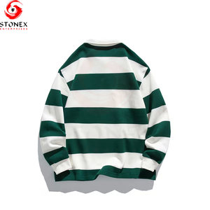 <b>Men's</b> Regular Fit <b>Long</b> <b>Sleeve</b> <b>Striped</b> T-<b>Shirt</b> Casual Fitness Wear Knitted Breathable Eco-Friendly 100% Cotton Made Soft - Product Image 3
