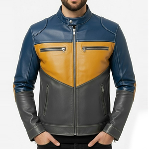 Chaqueta de Invierno para Hombre a Precio Económico 2026, Chaquetas de Cuero de Alta Calidad, Chaqueta de Cuero Negra para Hombre - Product Image 1