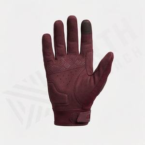 Customized Durable Outdoor Motorbike Gear Windproof PU Waterproof <b>Full</b> Finger Anti <b>Slip</b> Palm Adjustable Strap Breathable Design - Product Image 2