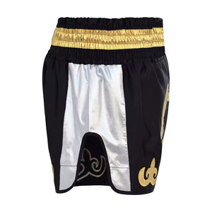 Satin Polyester Fabric Light Weight Muay Thai Shorts Top Quality Jiu Jitsu Kimono Muay Thai Shorts - Product Image 3