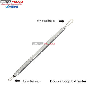 Extractor Profesional de Puntos Negros de Acero Inoxidable, Herramienta para Eliminar Granos, Acné, Espinillas y Puntos Blancos - Product Image 2