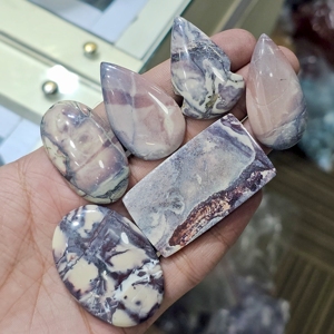 Lote de cabujones de jaspe de porcelana natural, lote de gemas de jaspe para hacer joyas, gemas de tamaño libre al por mayor - Product Image 3
