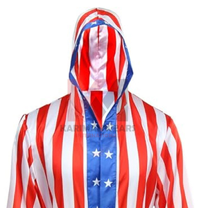 Premium High Quality Hooded <b>Boxing</b> Gown <b>Robes</b> with Polyester Material Breathable Design for Bulk Sports Apparel Orders Worldwide - Product Image 6