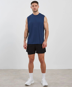 Summer Fitness Sports <b>Tank</b> <b>Top</b> Men Breathable <b>Loose</b> Mesh Training Sleeveless T-shirt Quick Drying vest male Fitness Clothing - Product Image 5