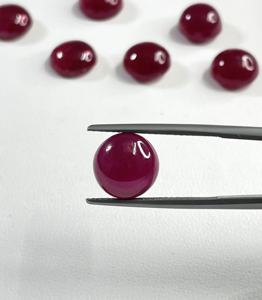 100% Natural <b>Ruby</b> Cabochon Reddish Pink Color Heat & Treated Round Fine Quality Loose Gemstone for Jewelry Making at Best Price - Product Image 4