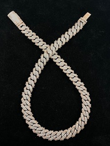 Top Demanded Moissanite <b>Diamond</b> Cuban <b>Chain</b> Necklace for <b>Men</b> and Women Premium Hip Hop Jewelry Available At Export Price - Product Image 5