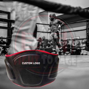 Protège-ventre de boxe en cuir, support lombaire et bandes de poignet, fabriqué au Pakistan, nouvelle tendance, durable, meilleur prix, absorbant les chocs, léger - Product Image 3