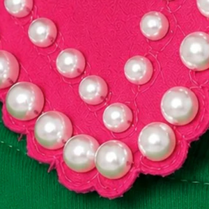 Collar Desmontable de Perlas Rosas para Mujer, Collar Decorativo con Cuentas de Perlas de Imitación, Accesorio de Moda para Blusa, Prenda Elegante - Product Image 4