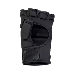 Guantes de Entrenamiento de Medio Dedo de PU con Correa de Muñeca Ajustable de Gancho y Bucle, Ligeros para Boxeo, Unisex - Product Image 6