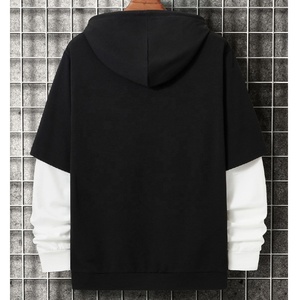 คุณภาพสูงStreetwearผู้ชายที่กําหนดเองHoodiesเสื้อผ้าฝ้ายธรรมดาผู้ชายHooded Crewneck Custom Hoodies - Product Image 2