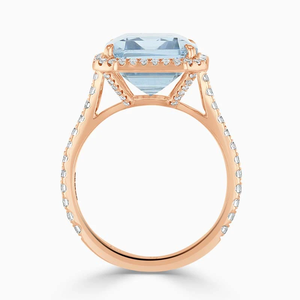 2.50 CT Pink Morganite Cushion Cut in Tulip Prong, Diamond Ring for Valentine’s Day, Gift for <b>Girlfriend</b> or Bridesmaid Ring - Product Image 2