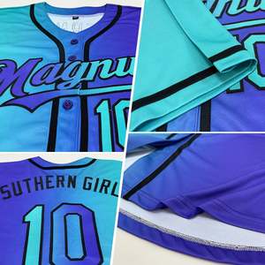 Maillot de baseball personnalisé avec logo frontal USA, nom d'équipe personnalisé, pour les fans de baseball, design patriotique, 100% polyester, taille XL - Product Image 4