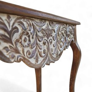 Retro Carved Wood <b>Console</b> <b>Table</b> Entryway Sofa <b>Table</b> Decorative Hall <b>Table</b> <b>for</b> Living Room - Product Image 3