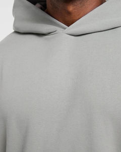 Nouveaux Sweats à Capuche en Jersey Tricoté Gris Clair de Qualité Supérieure pour Hommes, Coupe Décontractée, Chaleur Confortable, Vêtements d'Hiver, 100% Coton - Product Image 3
