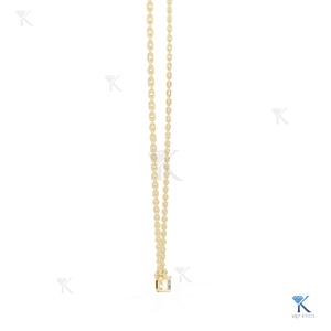 Collar con Colgante de Diamante Cultivado en Laboratorio de 0.25 Ct, Corte Esmeralda, Oro Sólido de 14K/18K, Elegante y Minimalista para Mujer, Ideal para Fiestas y Bodas - Product Image 5