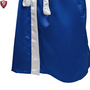 Robe de boxe pour hommes adultes SUMROOS, en satin, couleur et logo personnalisés, de haute qualité, confortable, respirante, douce, pour la lutte MMA - Product Image 6