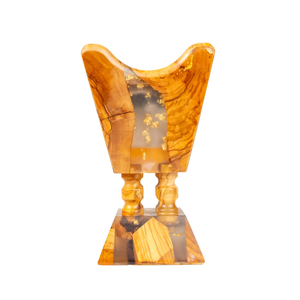 Brûleur d'encens catalytique HASAN CRAFT en bois de santal arabe traditionnel, diffuseur d'aromathérapie en résine, brûleur de bâtonnets d'encens parfumés - Product Image 5
