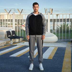 Nuevo Conjunto Deportivo para Hombre de 2 Piezas, Sudadera con Capucha + Pantalones con Cordón, Ropa Deportiva Masculina para Correr, Ropa Deportiva de Otoño - Product Image 2