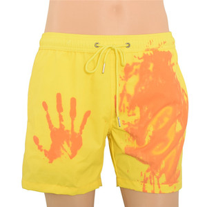 New Fashion Thermochromic Swim <b>Trunks</b> Color Change <b>Men</b> Boardshorts Swimwear - Product Image 6