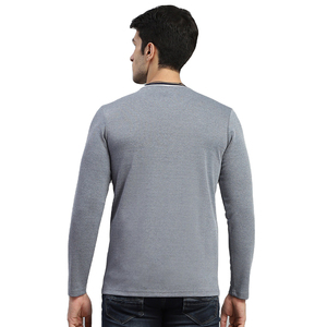 T-shirts pour hommes à manches longues, en coton doux, conçus pour un usage quotidien, tissu respirant, confortable, parfaits pour les sorties décontractées - Product Image 2