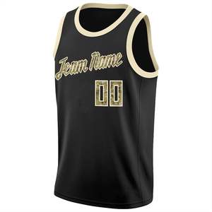 Maillot de basket-ball Tean Name pour homme, noir, en mesh, sans manches, imprimé par sublimation, uniforme d'équipe, coupe régulière pour adulte, toutes saisons - Product Image 1