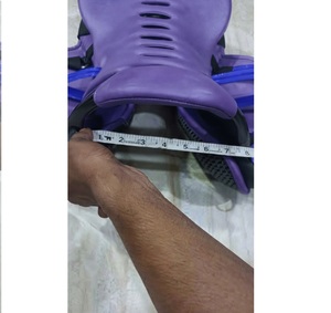 Silla de montar de cuero para carreras de resistencia Saddle Maker, modelo SRS00154H de 17 pulgadas, color morado, para deportes ecuestres - Product Image 3