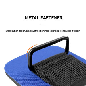 Attelle de poignet en coton Rhino Fitness bleue et noire avec fermeture auto-agrippante, support sportif extérieur pour homme, utilisation main droite - Product Image 3