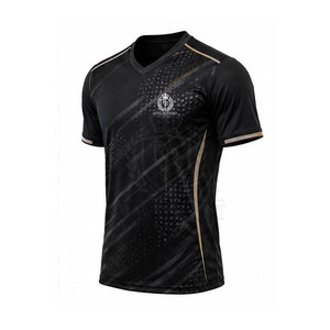 เสื้อฟุตบอลแบบกำหนดเองพร้อมวัสดุที่นุ่มสบาย ระบายอากาศได้ดี และเคลื่อนไหวสะดวกสำหรับการฝึกซ้อมและการแข่งขันกีฬา - Product Image 3
