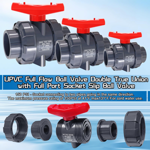 Válvula de Bola Manual de 3 Piezas con Asientos de PTFE, Válvula de Bola de Unión de Alta Temperatura para Aplicaciones Químicas y de Agua, Personalizable OEM, 2 Pulgadas - Product Image 3