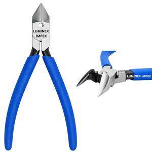 Pince coupante professionnelle en acier inoxydable de 5 pouces pour colliers de serrage, outil manuel pour couper à plat les attaches en nylon, usage électrique et bricolage - Product Image 3