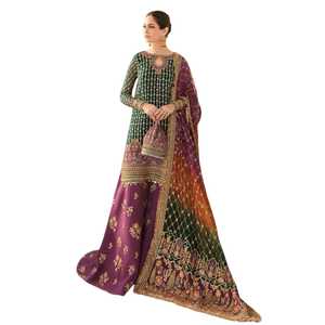 Vestidos de Noche Exclusivos para Mujer, Ropa Tradicional Pakistaní para Fiestas Formales, Tallas, Colores y Diseños Personalizados Disponibles - Product Image 1