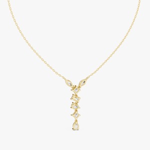 Best Selling Diamond Pendant <b>Necklace</b> For Women Trendy Jewelry Gift Collection Available In Bulk Quantity - Product Image 1