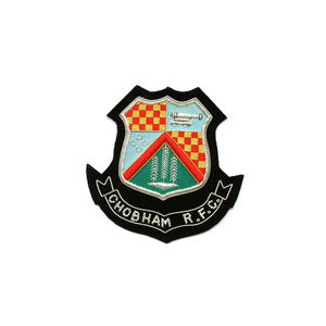 Insignias de Lona Bordadas a Mano en 3D con Diseño de Escudo Ceremonial para Uniformes, Personalizadas en Plata - Product Image 6