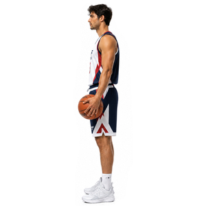 Uniforme de Baloncesto Personalizado con Impresión Digital, Transpirable, para Adultos, Conjunto de Camisetas y Pantalones Cortos Impresos al por Mayor, Tallas Grandes, para Equipos Deportivos de Invierno - Product Image 5