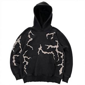 Sweat à capuche zippé brodé de style rétro personnalisé |   Sweat à capuche unisexe en polaire surdimensionné |   Sweat à capuche confortable pour l'automne, idéal pour les voyages, couleur Park - Product Image 1