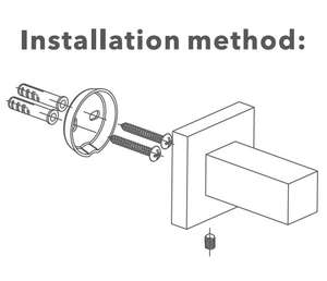 STAINLESS STEEL ROBE HOOK WITH <b>MIRROR</b> FINISH <b>WALL</b> MOUNTED HIGH-QUALITY OEM - Product Image 2