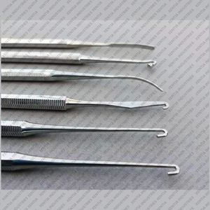 Juego de Extractores de Flebectomía Nabatoff de Acero Inoxidable de Alta Calidad y Ganchos Varady, Instrumentos Reutilizables para Cirugía Plástica - Product Image 6