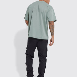 Pantalons de jogging élégants pour hommes, coupe ajustée, tissu doux, taille élastique, pour la salle de sport, les sorties décontractées et les activités quotidiennes - Product Image 4