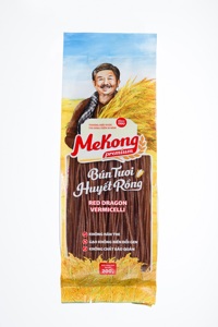 OEM Red Dragon Rice Vermicelli No GMO Fideos de arroz Paquete Fideos de arroz seco para sopas Hotpot Vietnam Mekong Proveedor - Product Image 3